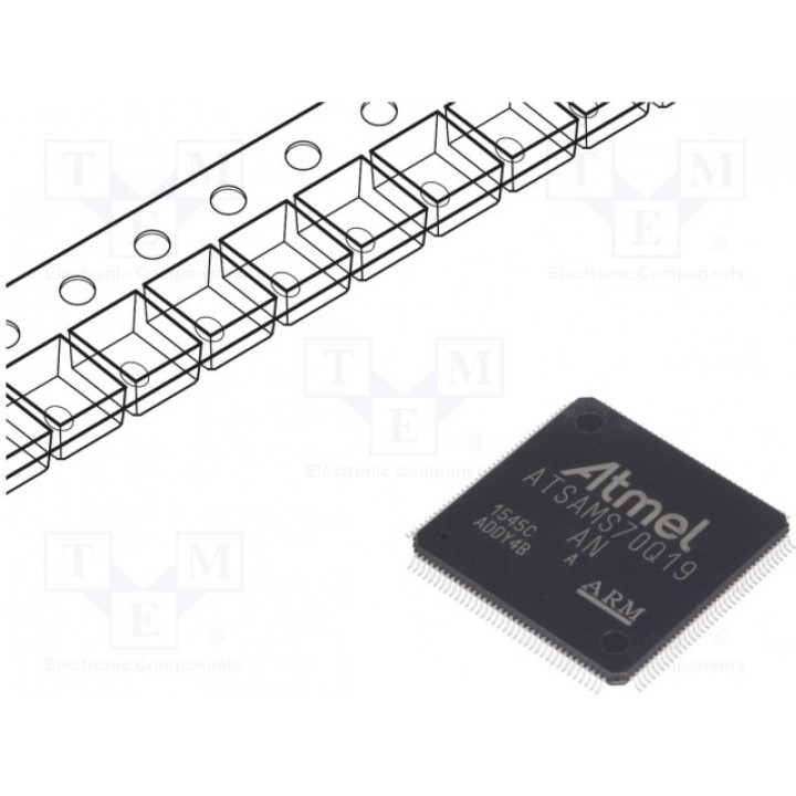 Микроконтроллер ARM MICROCHIP TECHNOLOGY ATSAMS70Q19A-AN (ATSAMS70Q19A-AN)