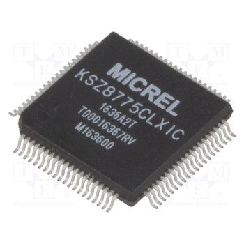 IC ethernet switch MICROCHIP TECHNOLOGY KSZ8775CLXIC
