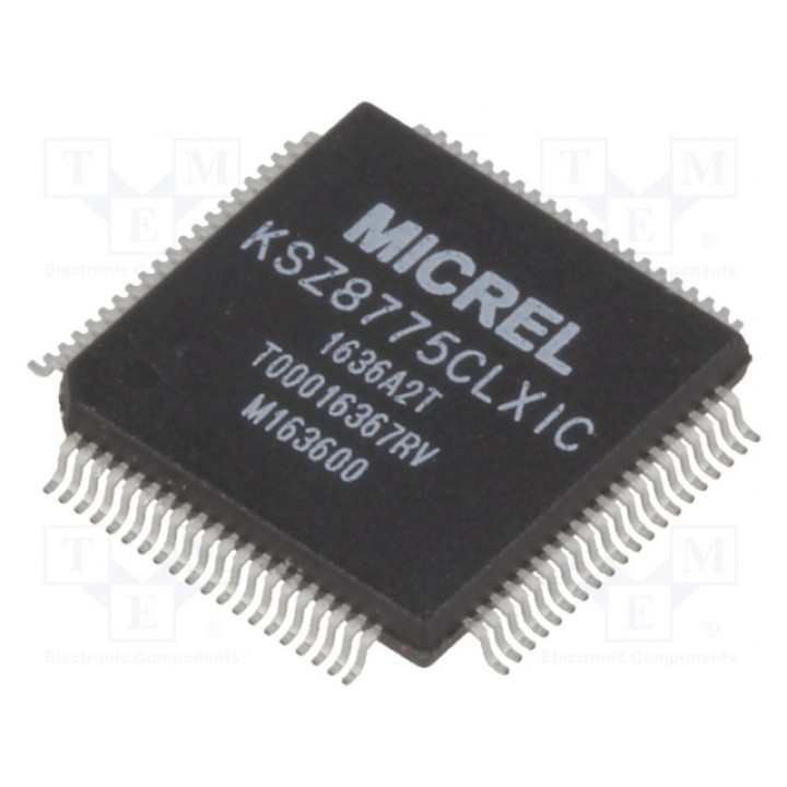 IC ethernet switch MICROCHIP TECHNOLOGY KSZ8775CLXIC (KSZ8775CLXIC)