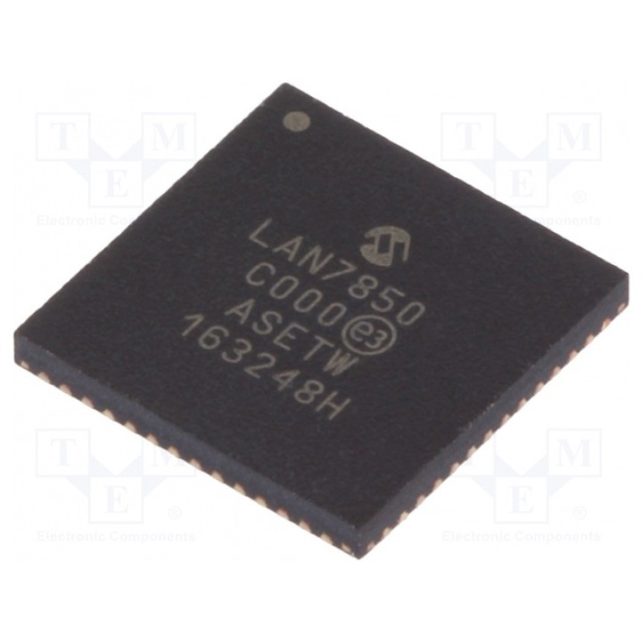 IC контроллер Ethernet MICROCHIP TECHNOLOGY LAN78508JX (LAN7850-8JX)