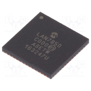 IC контроллер Ethernet MICROCHIP TECHNOLOGY LAN7850-I-8JX