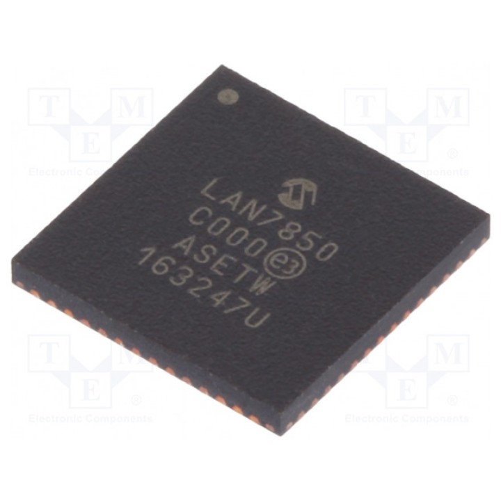 IC контроллер Ethernet MICROCHIP TECHNOLOGY LAN7850-I8JX (LAN7850-I-8JX)