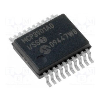 Микросхема АЦП AFE SPI 16бит MICROCHIP TECHNOLOGY MCP3901A0-I-SS