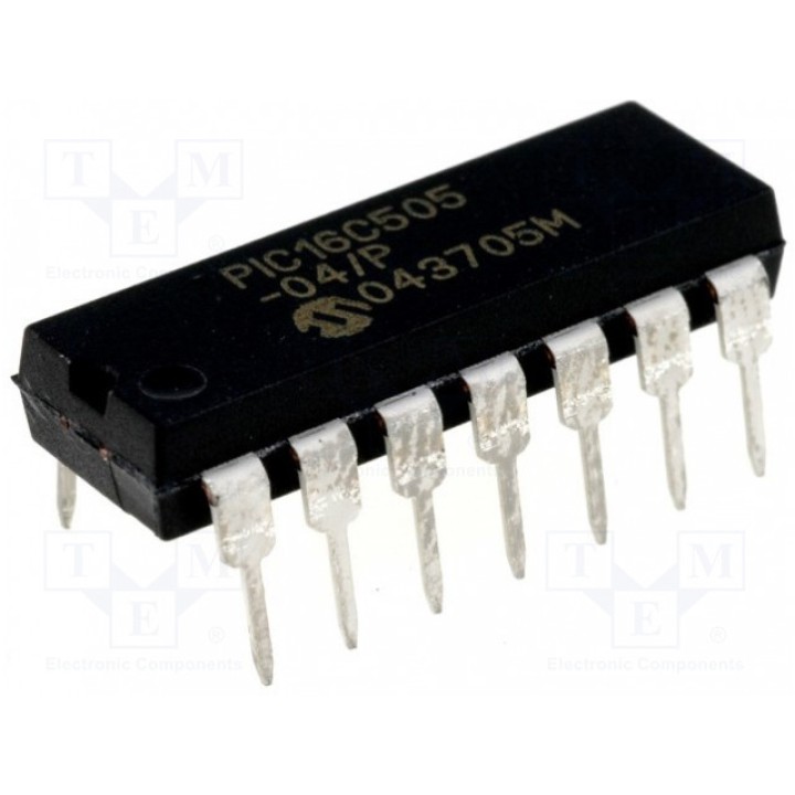Микроконтроллер PIC MICROCHIP TECHNOLOGY PIC16C505-04P (PIC16C505-04-P)