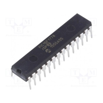 Микроконтроллер PIC MICROCHIP TECHNOLOGY PIC16F1778-I-SP