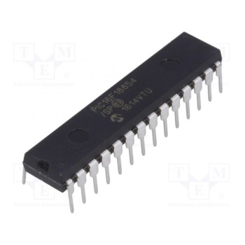 Микроконтроллер PIC MICROCHIP TECHNOLOGY PIC16F18854-I-SP