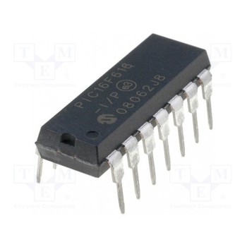 Микроконтроллер PIC MICROCHIP TECHNOLOGY PIC16F616-I-P