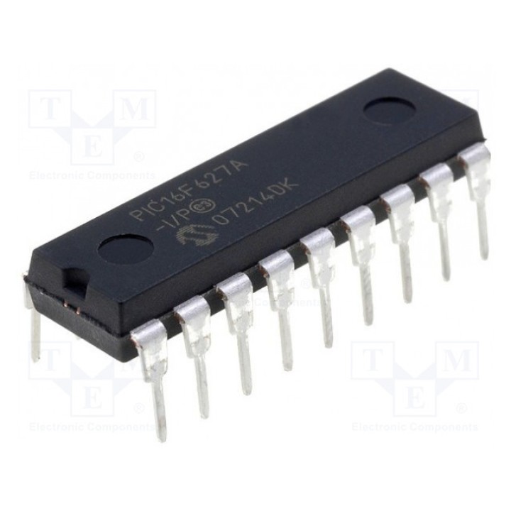 Микроконтроллер PIC MICROCHIP TECHNOLOGY PIC16F627A-IP (PIC16F627A-I-P)