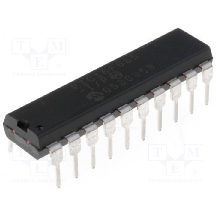 Микроконтроллер PIC MICROCHIP TECHNOLOGY PIC16F685-IP (PIC16F685-I-P)
