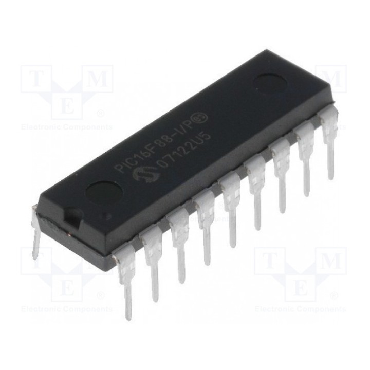Микроконтроллер PIC MICROCHIP TECHNOLOGY PIC16F88-IP (PIC16F88-I-P)