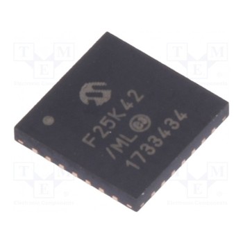 Микроконтроллер PIC MICROCHIP TECHNOLOGY PIC18F25K42-I-ML