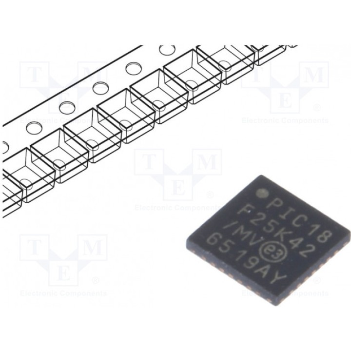 Микроконтроллер PIC MICROCHIP TECHNOLOGY PIC18F25K42-IMV (PIC18F25K42-I-MV)