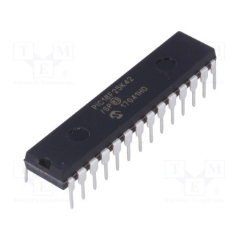Микроконтроллер PIC MICROCHIP TECHNOLOGY PIC18F25K42-I-SP