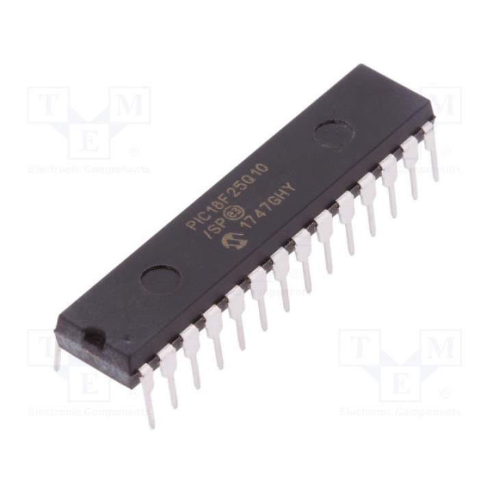 Микроконтроллер PIC MICROCHIP TECHNOLOGY PIC18F25Q10-ISP (PIC18F25Q10-I-SP)