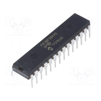 Микроконтроллер PIC MICROCHIP TECHNOLOGY PIC18F26K42-I-SP
