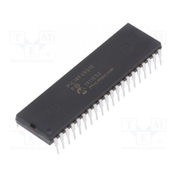 Микроконтроллер PIC MICROCHIP TECHNOLOGY PIC18F45Q10-IP (PIC18F45Q10-I-P)