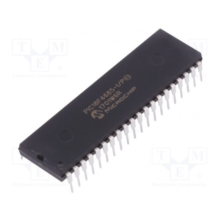 Микроконтроллер PIC MICROCHIP TECHNOLOGY PIC18F4685-IP (PIC18F4685-I-P)