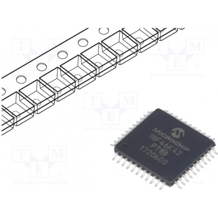 Микроконтроллер PIC MICROCHIP TECHNOLOGY PIC18F46K42-IPT (PIC18F46K42-I-PT)