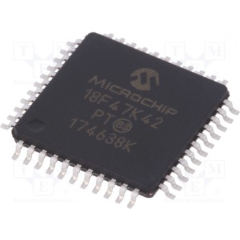 Микроконтроллер PIC MICROCHIP TECHNOLOGY PIC18F47K42-I-PT