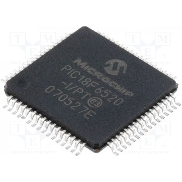 Микроконтроллер PIC MICROCHIP TECHNOLOGY PIC18F6520-IPT (PIC18F6520-I-PT)