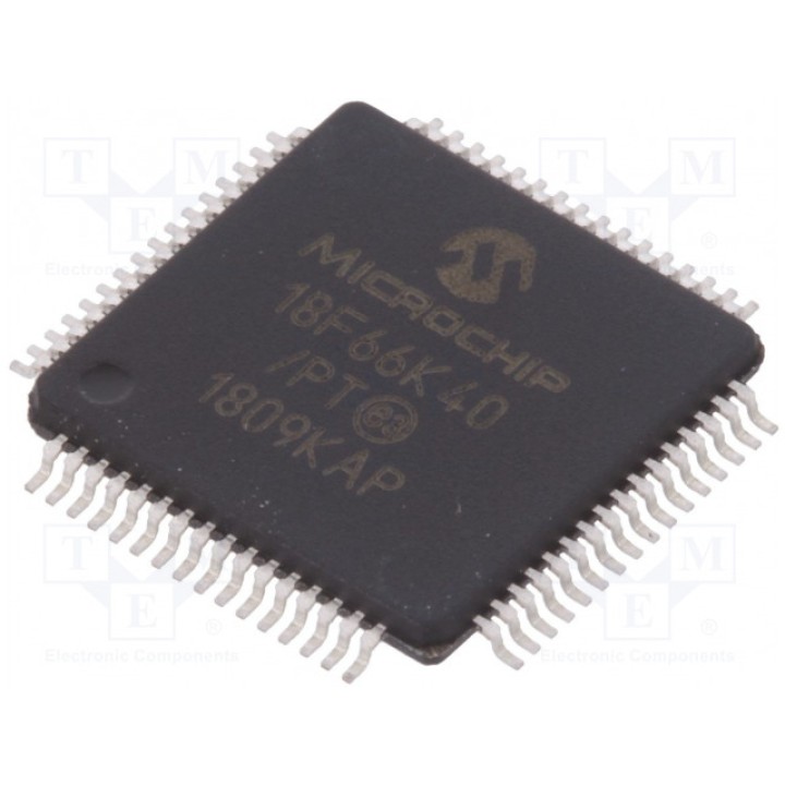 Микроконтроллер PIC MICROCHIP TECHNOLOGY PIC18F66K40-IPT (PIC18F66K40-I-PT)