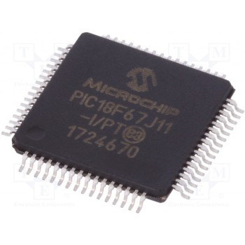 Микроконтроллер PIC MICROCHIP TECHNOLOGY PIC18F67J11-I-PT