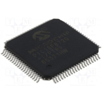 Микроконтроллер PIC MICROCHIP TECHNOLOGY PIC18F8720-I-PT