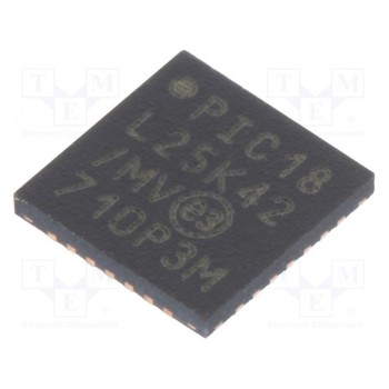 Микроконтроллер PIC MICROCHIP TECHNOLOGY PIC18LF25K42-I-MV