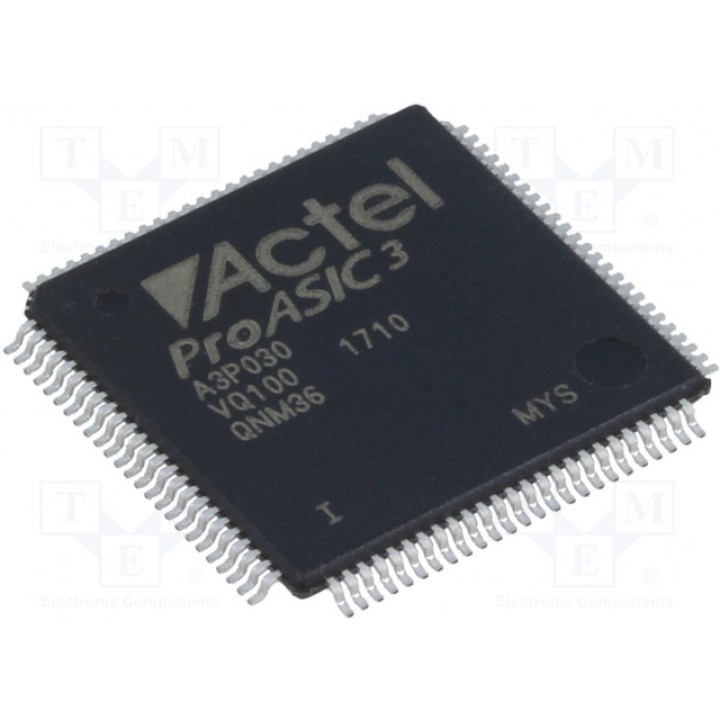 IC FPGA MICROSEMI A3P030-VQ100I (A3P030-VQ100I)