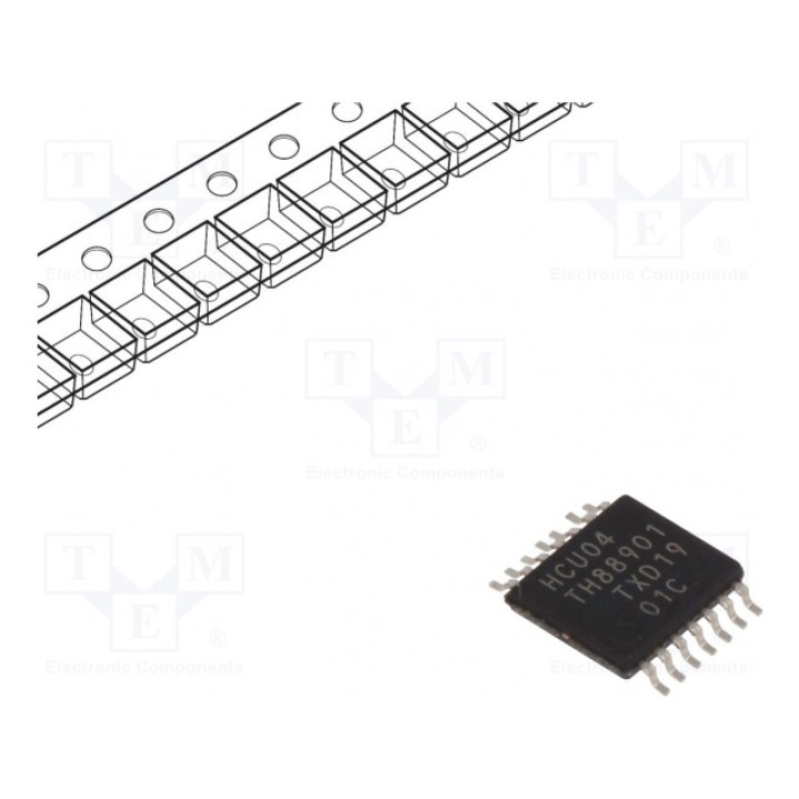 IC цифровая инвертор Каналы 6 NEXPERIA 74HCU04PW.118 (74HCU04PW.118)