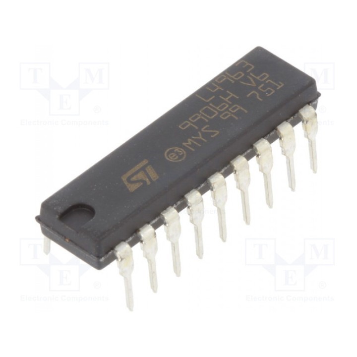 PMIC ШИМ-контроллер STMicroelectronics L4963W (L4963W-ST)