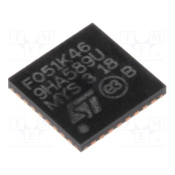 Микроконтроллер ARM STMicroelectronics STM32F051K4U6