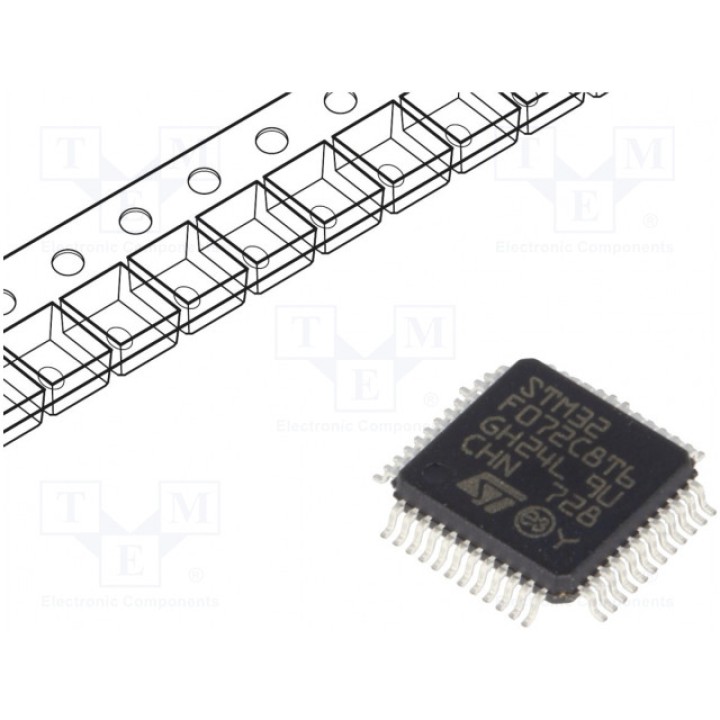 Микроконтроллер ARM STMicroelectronics STM32F072C8T6 (STM32F072C8T6)