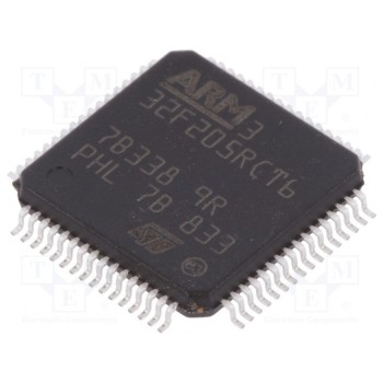 Микроконтроллер ARM STMicroelectronics STM32F205RCT6