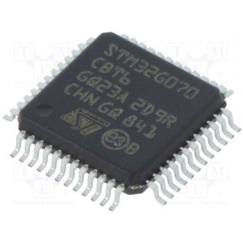 Микроконтроллер ARM STMicroelectronics STM32G070CBT6