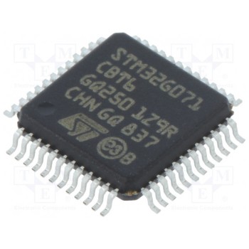 Микроконтроллер ARM STMicroelectronics STM32G071CBT6