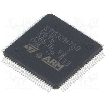 Микроконтроллер ARM STMicroelectronics STM32H750VBT6