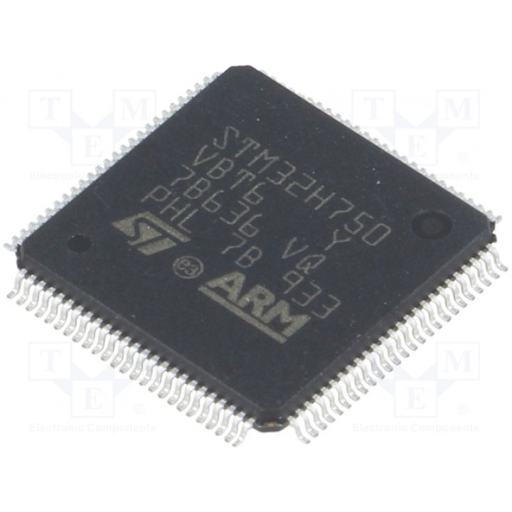 Микроконтроллер ARM STMicroelectronics STM32H750VBT6 (STM32H750VBT6)