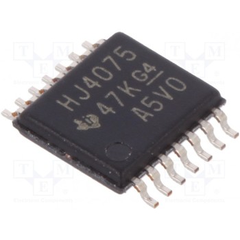 IC цифровая OR Каналы 3 IN 3 TEXAS INSTRUMENTS CD74HC4075PW