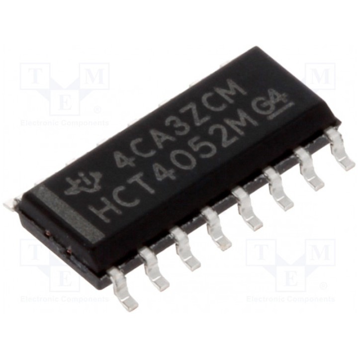 IC цифровая TEXAS INSTRUMENTS CD74HCT4052M (CD74HCT4052M)