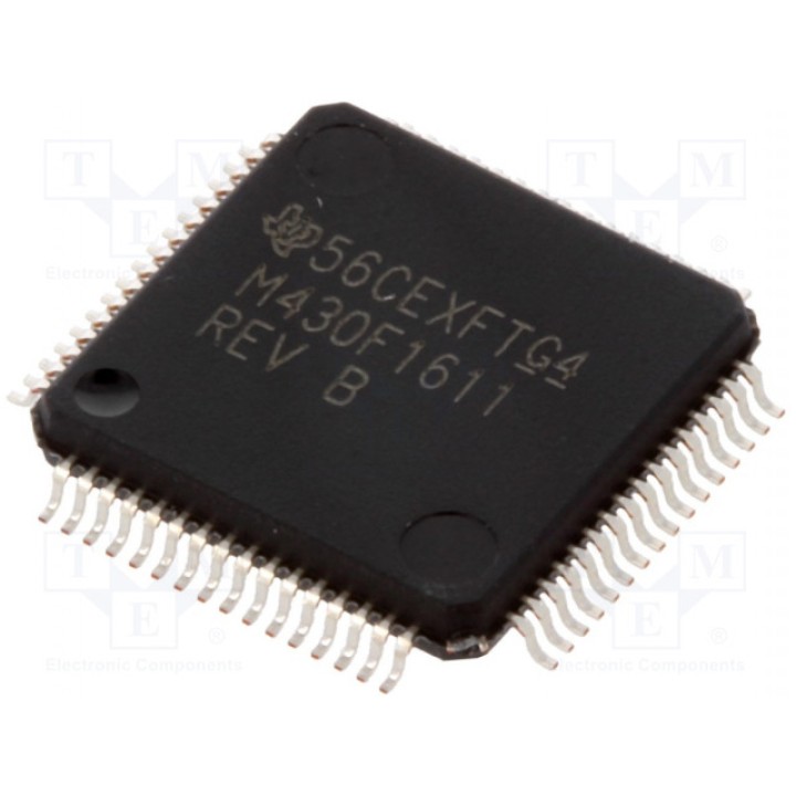 Микроконтроллер TEXAS INSTRUMENTS MSP430F1611IPMR (MSP430F1611IPMR)