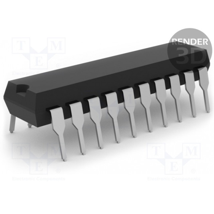 IC цифровая TEXAS INSTRUMENTS SN74HC244N (SN74HC244N)