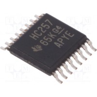 IC цифровая мультиплексор Каналы 1 TEXAS INSTRUMENTS SN74HC257PW