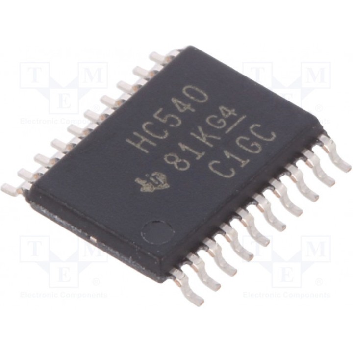 IC цифровая буферконтроллер TEXAS INSTRUMENTS SN74HC540PW (SN74HC540PW)