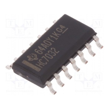 IC цифровая OR Каналы 4 IN 2 TEXAS INSTRUMENTS SN74HC7032D