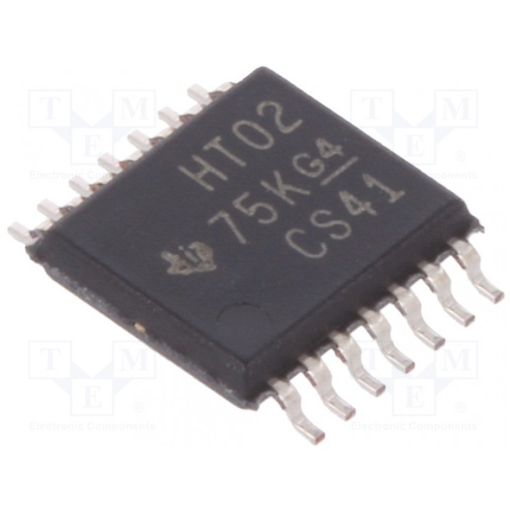IC цифровая NOR Каналы 4 TEXAS INSTRUMENTS SN74HCT02PW (SN74HCT02PW)