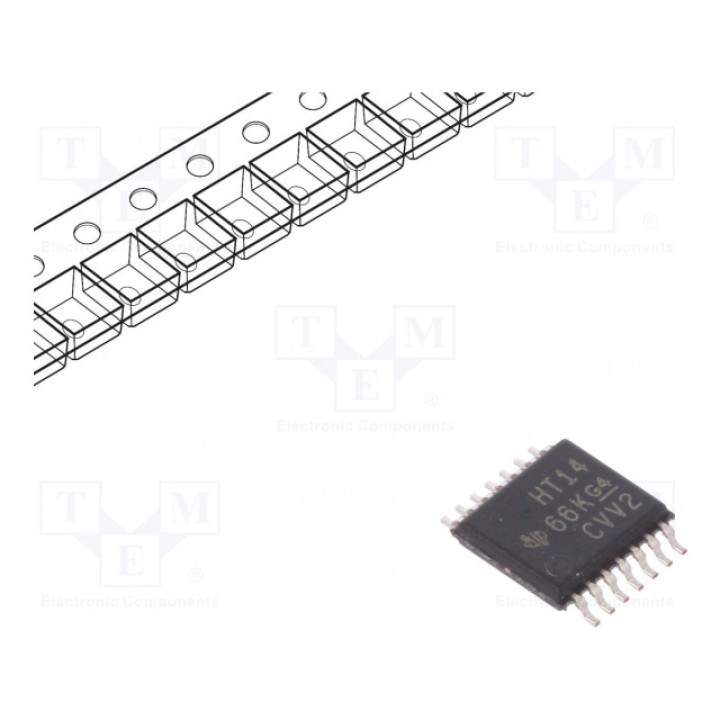 IC цифровая TEXAS INSTRUMENTS SN74HCT14PWT (SN74HCT14PWT)