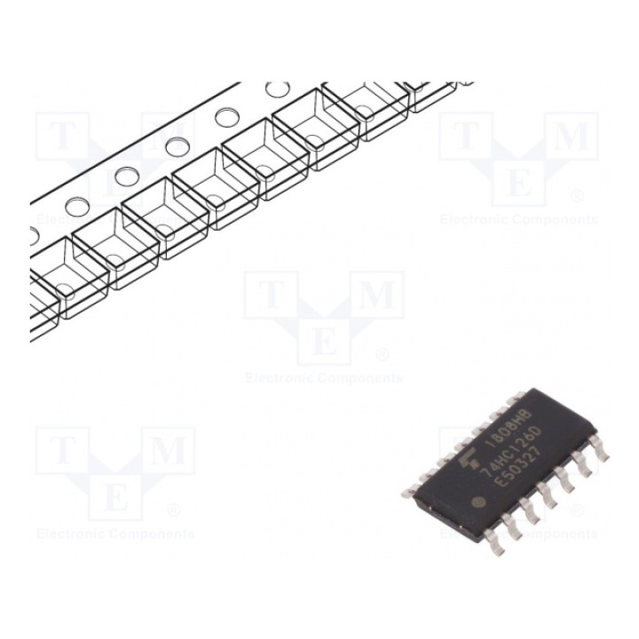 IC цифровая TOSHIBA 74HC126D(BJ) (74HC126DBJ)