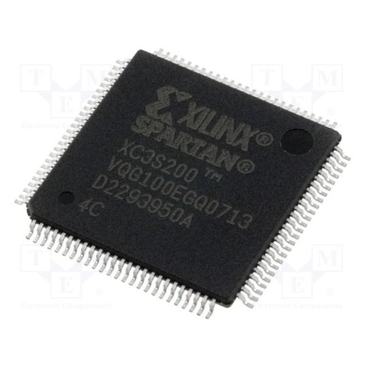 IC FPGA XILINX XC3S200-4VQG100 (XC3S200-4VQG100)