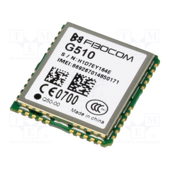 Модуль GSM Down 856кбит/с FIBOCOM G510_V0M.10.02 (G510-Q50-00-OPEN)